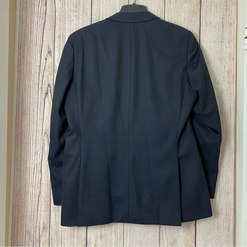 Boss Hugo Boss Guabello Mens Wool Blazer Jacket Navy size 42L